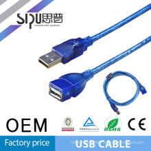 SIPU high quality usb cable 5m best price male to female uab cable 2.0 wholesale usb extension cable supplier